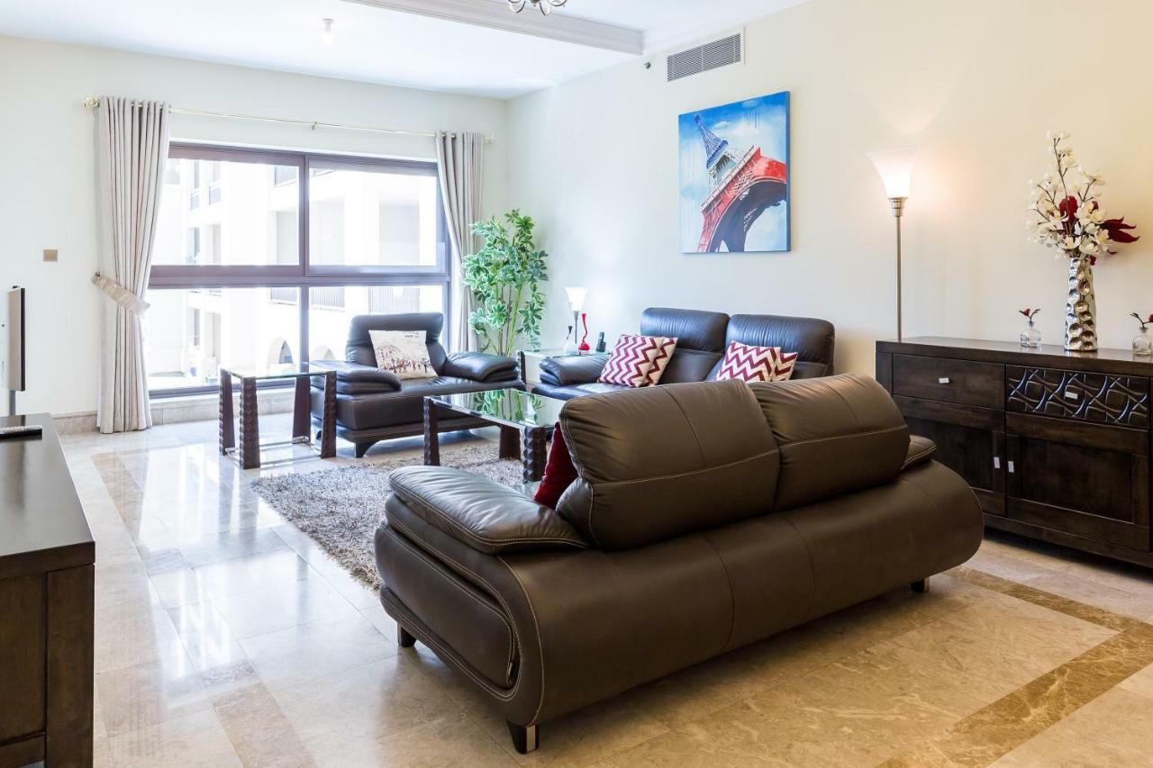 Beachfront Two Bedrooms On Palm Jumeirah By Deluxe Holiday Homes Dubai Ngoại thất bức ảnh